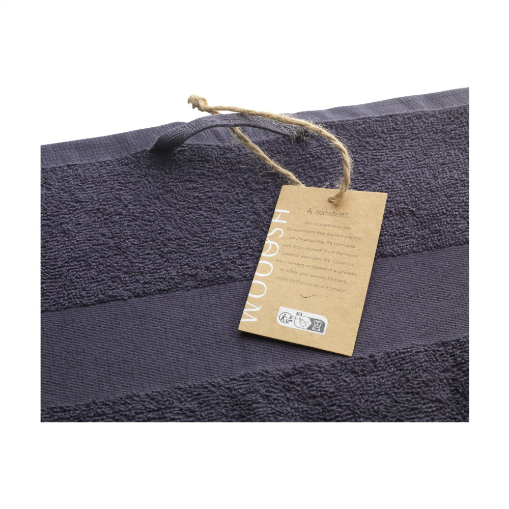 Logo trade corporate gifts picture of: Wooosh Bath Towel GRS Recycle Cotton Mix 140 x 70 cm