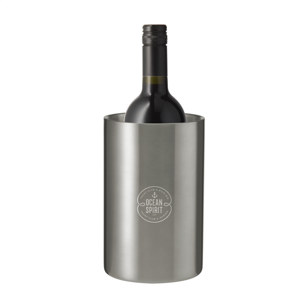 Logotrade promotional product image of: CoolSteel RCS Recycled Steel wine cooler