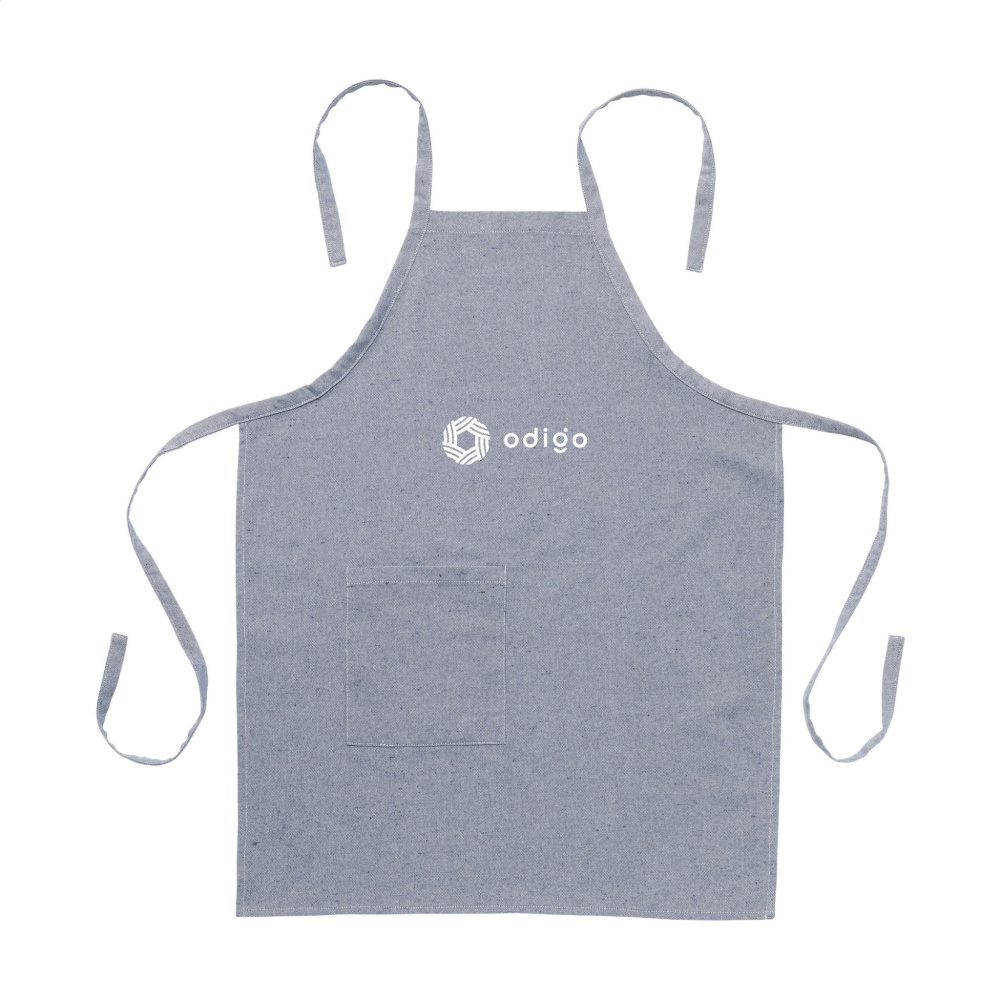 Logo trade promotional giveaways picture of: Wolkat Taza Recycled Textile Apron