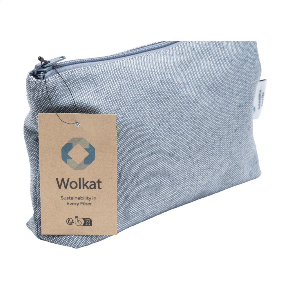 Logo trade advertising products image of: Wolkat Safi Recycled Textile Cosmetic Bag
