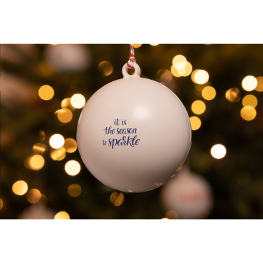 Logo trade advertising products picture of: Christmas Bauble Ø 7 cm Recycled PP - Made in Europe