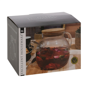 Logo trade promotional gift photo of: Teatime Glass Teapot