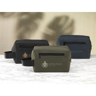 Logo trade business gifts image of: LeLennon RCS Recycled PU Toiletry Bag