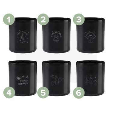 Logo trade promotional gifts picture of: Wooosh Scented Candle True Wood X-Mas