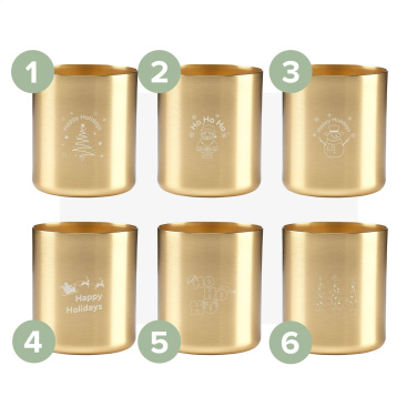 Logotrade promotional merchandise image of: Wooosh Scented Candle True Wood X-Mas