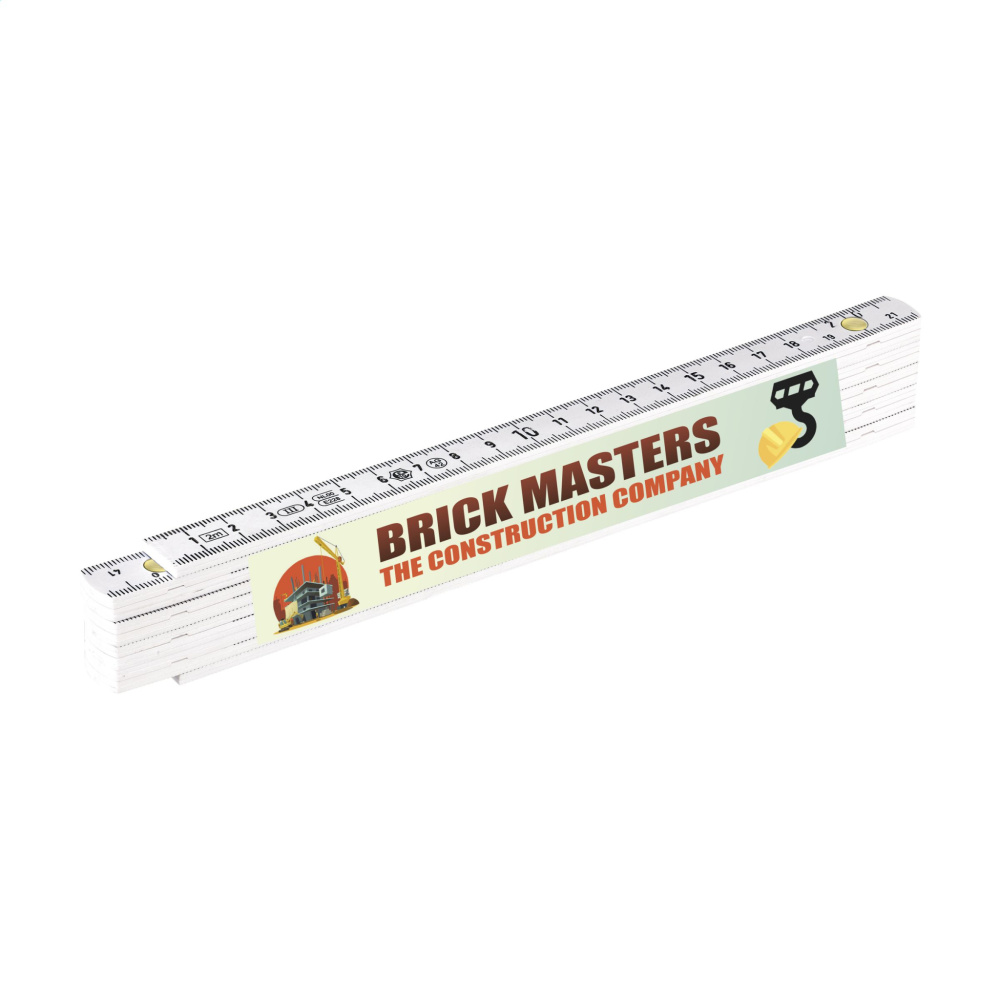 Logo trade promotional merchandise image of: Metric folding ruler