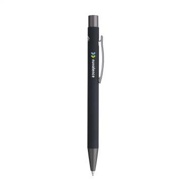 Logotrade promotional product image of: Brady Soft Touch Recycled Alu pens