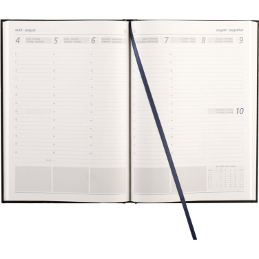 Logo trade promotional merchandise photo of: Eurodirect Balacron diary A5 4-languages