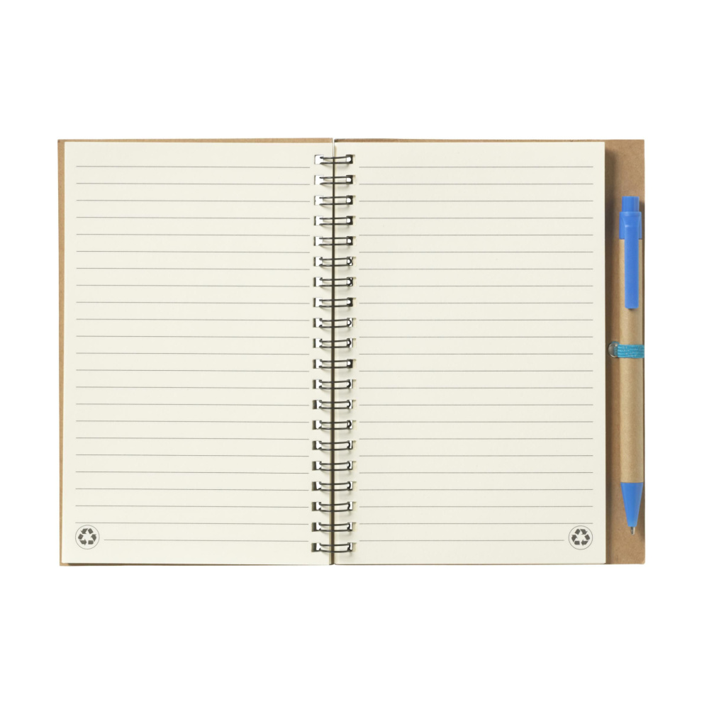 Logotrade promotional product image of: Recycle Note-L Paper notebook