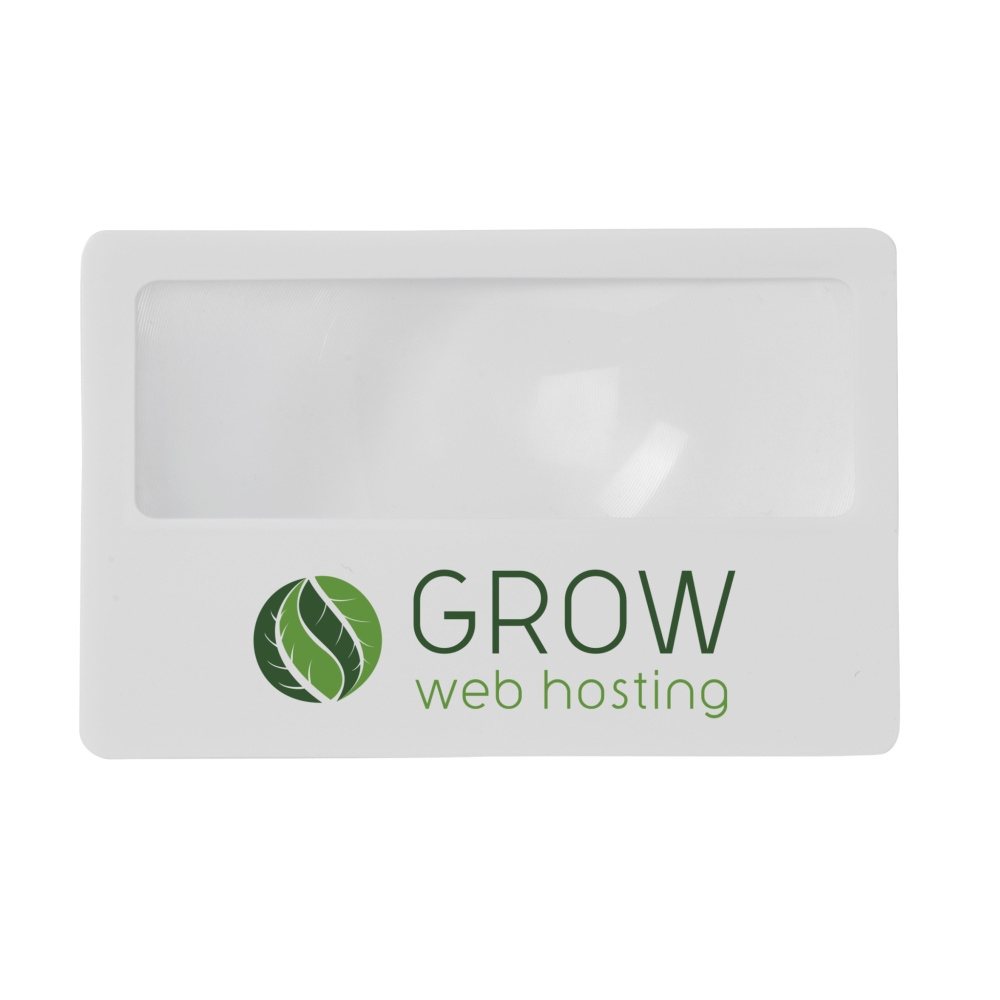 Logo trade corporate gifts image of: Loupe Creditcard magni-glass