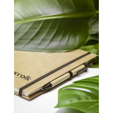Logo trade advertising products image of: Pocket ECO Paper A5 notebook