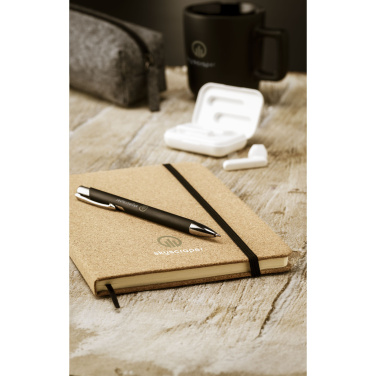 Logo trade corporate gift photo of: CorkNote A5 Paper notebook