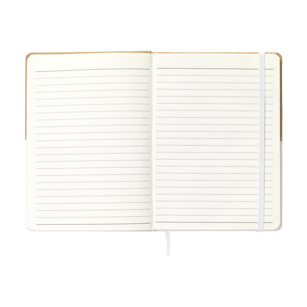 Logotrade promotional giveaway image of: Journal Cork Paper Notebook