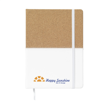 Logo trade promotional gift photo of: Journal Cork Paper Notebook