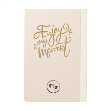 Logo trade promotional products image of: Sugarcane Paper Notebook A5