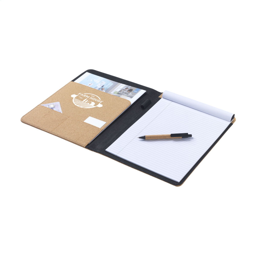 Logo trade promotional products picture of: Eco Conference Cork A4 document folder