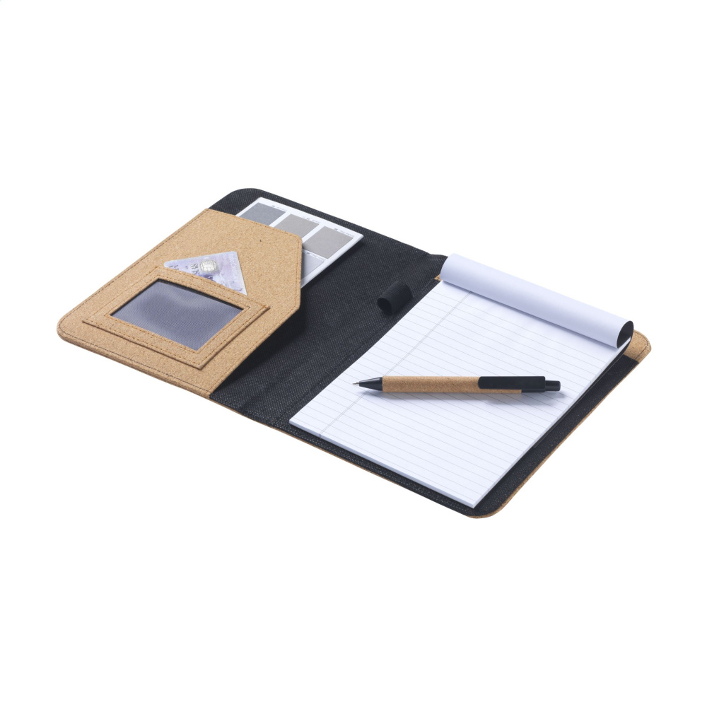 Logo trade promotional gifts image of: Eco Conference Cork A5 document folder