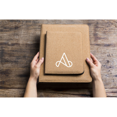 Logotrade promotional giveaway image of: Eco Conference Cork A5 document folder