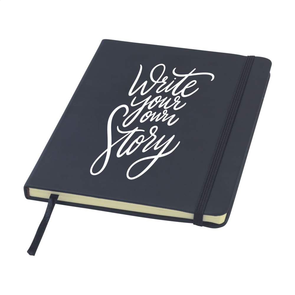 Logotrade corporate gift image of: BudgetNote A5 Lines Paper Notebook