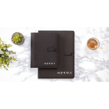 Logo trade advertising product photo of: Quest Portfolio RPET A5 document folder