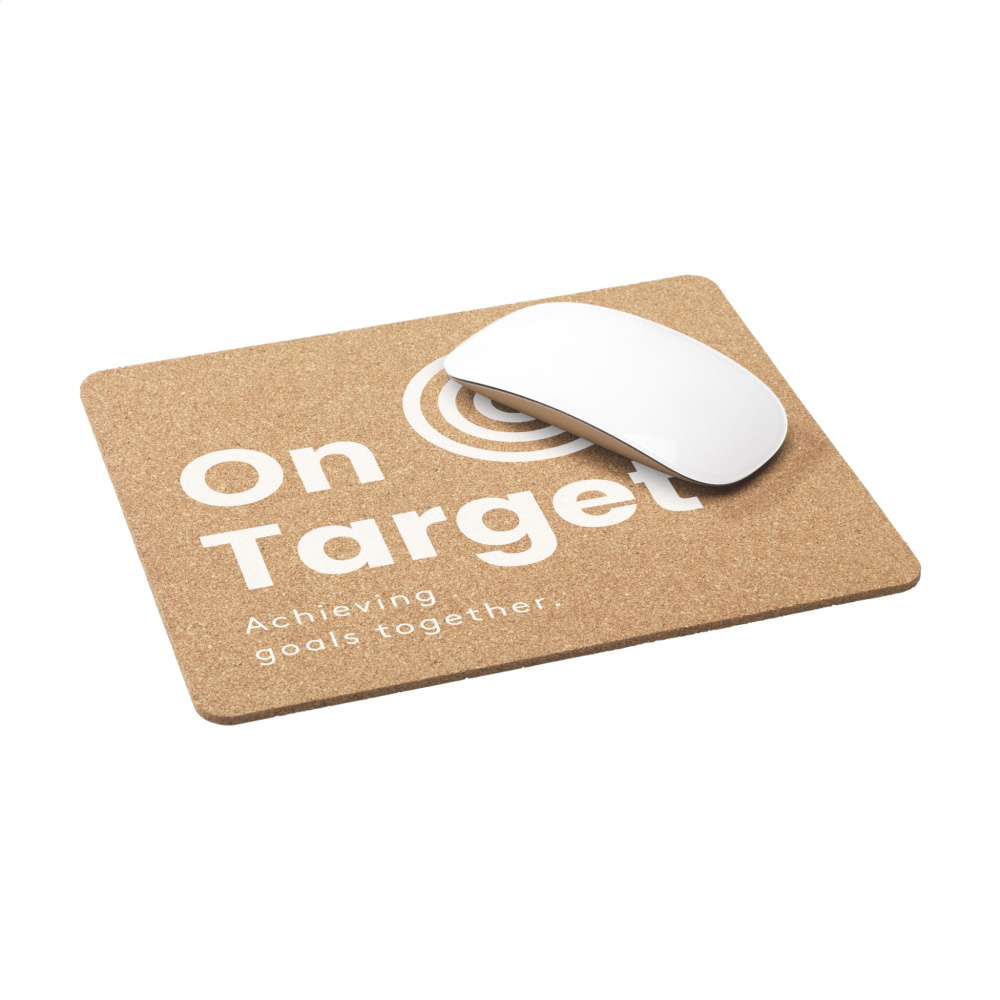 Logo trade business gifts image of: Lisbao Cork Mousepad