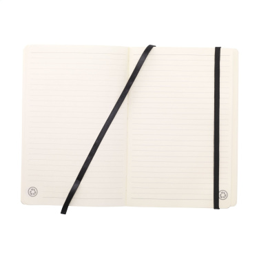 Logotrade promotional giveaway image of: Monti Recycled Leather - Paper Notebook A5