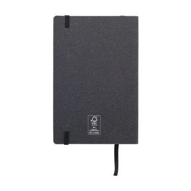 Logotrade promotional merchandise photo of: Monti Recycled Leather - Paper Notebook A5