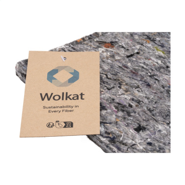 Logo trade promotional merchandise picture of: Wolkat Tangier Recycled Textile Mousepad
