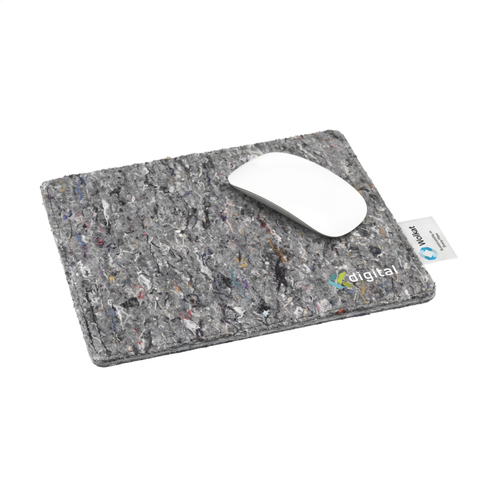 Logotrade promotional giveaway picture of: Wolkat Tangier Recycled Textile Mousepad