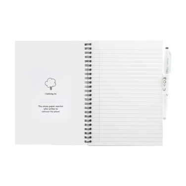 Logotrade promotional giveaway image of: MOYU Erasable Stone Paper Notebook Custom SoftCover