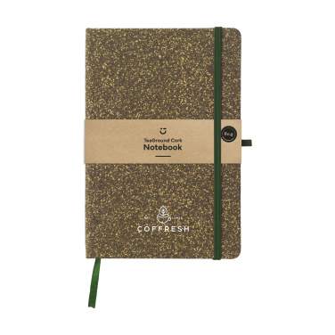 Logo trade promotional product photo of: TeaGround Cork Paper Notebook A5