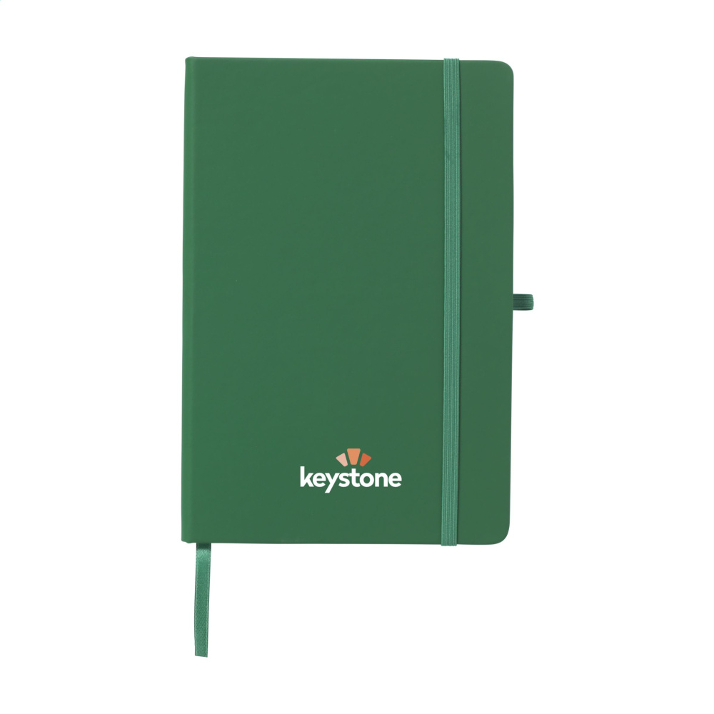Logo trade promotional giveaways picture of: Recycled GRS PU Paper Notebook A5