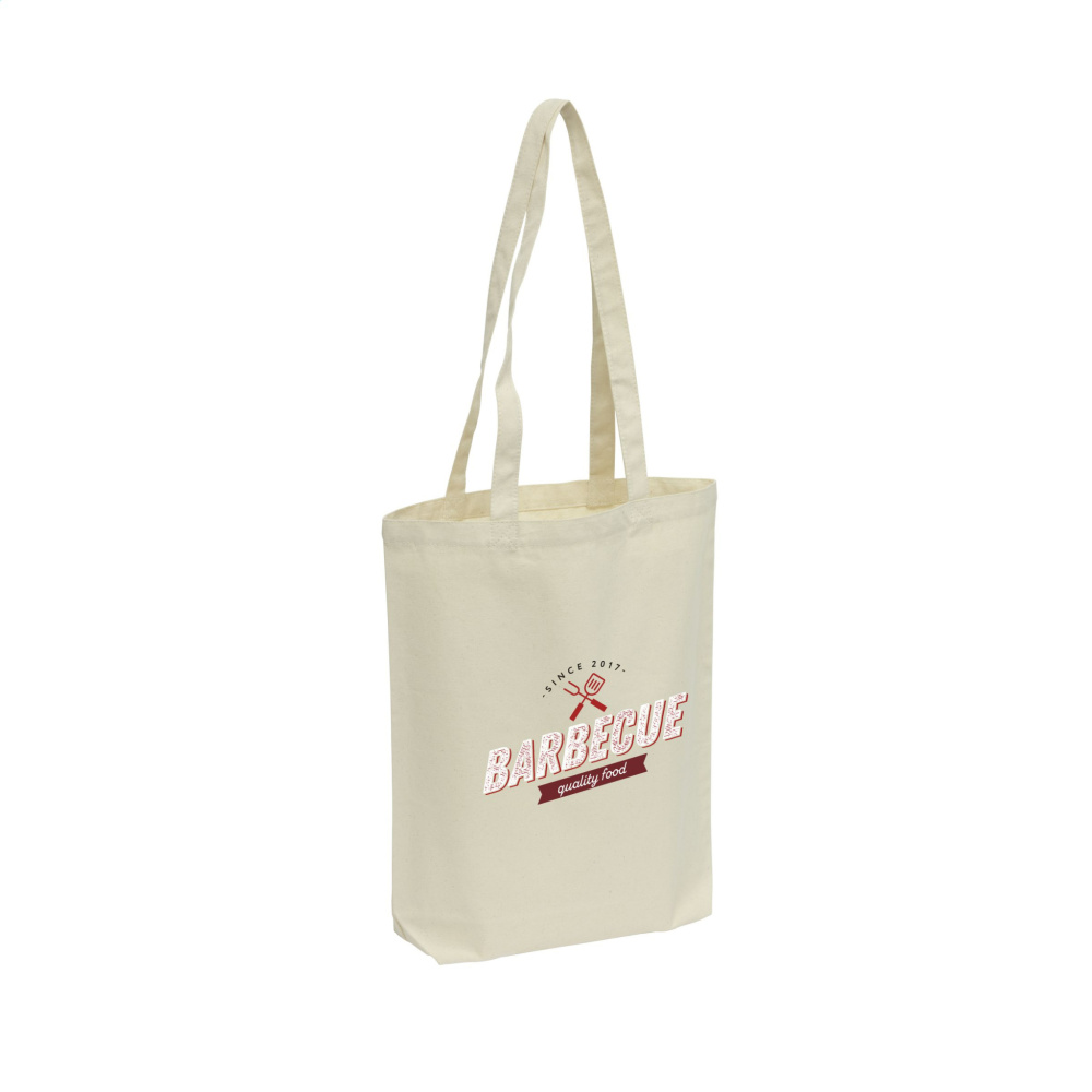 Logo trade promotional gift photo of: Canvas ShoppyBag long handles (270 g/m²)