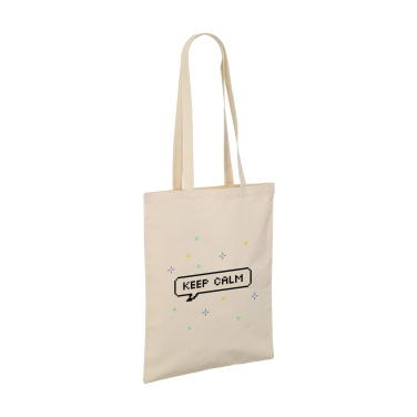 Logo trade business gift photo of: ShoppyBag (180 g/m²) long handles cotton bag