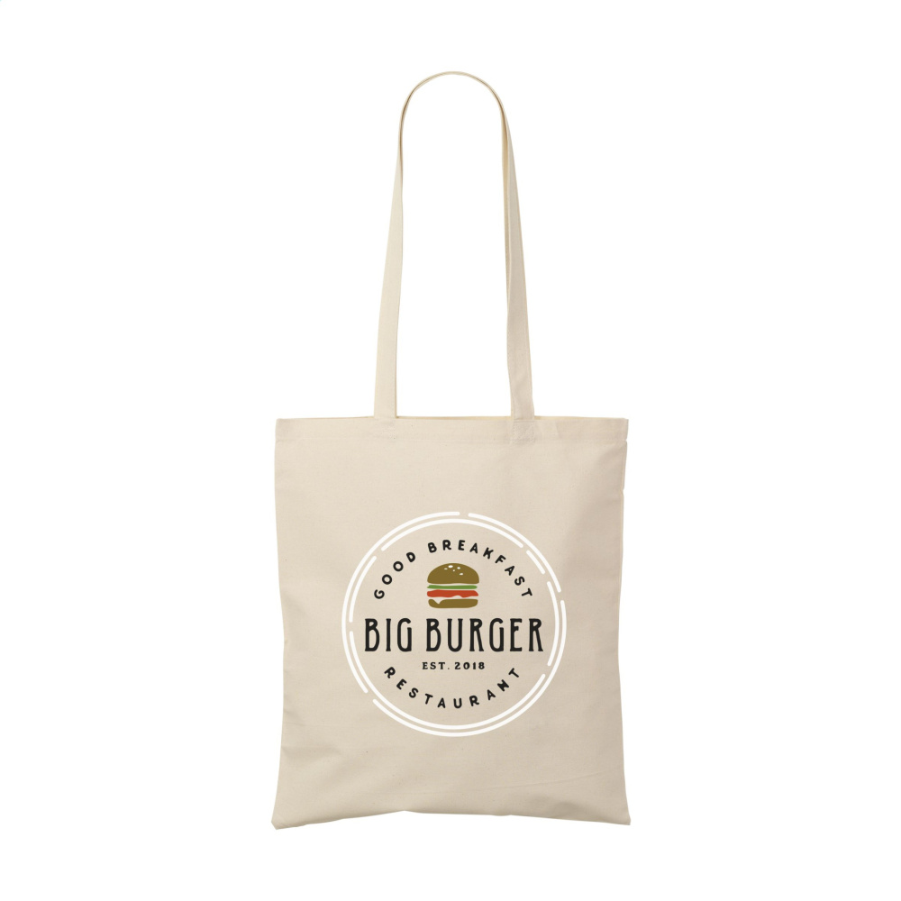 Logo trade promotional giveaways picture of: ShoppyBag (180 g/m²) long handles cotton bag
