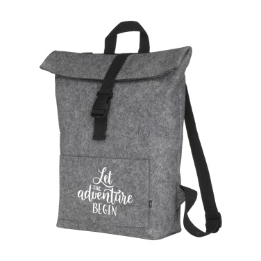 Logo trade business gift photo of: Nolan GRS RPET Felt backpack