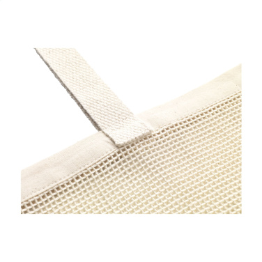 Logo trade advertising product photo of: Natura Organic Mesh Shopper (180 g/m²) shopping bag