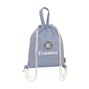 Logo trade promotional items picture of: GRS Recycled Cotton PromoBag Plus (180 g/m²) backpack