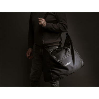 Logo trade promotional item photo of: Denver Duffle Recycled Canvas travelling bag
