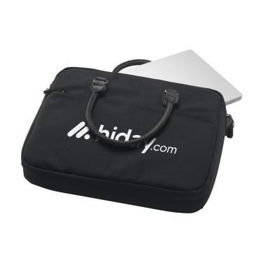 Logo trade promotional giveaways picture of: Denver Recycled Canvas 15.6-inch laptop bag