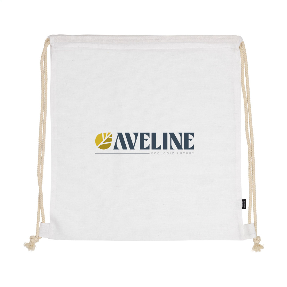 Logo trade promotional gift photo of: PromoColour GRS Recycled Cotton Backpack (150 g/m²)