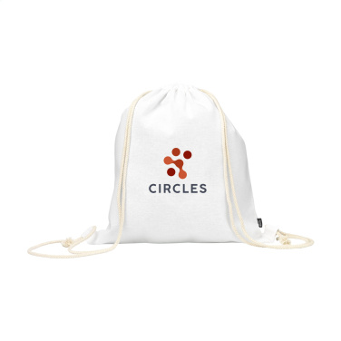 Logo trade promotional gifts picture of: PromoColour GRS Recycled Cotton Backpack (150 g/m²)
