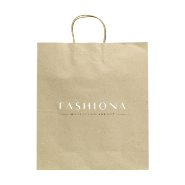 Logotrade advertising product image of: Leaf It Bag recycled grass paper (120 g/m²) XL