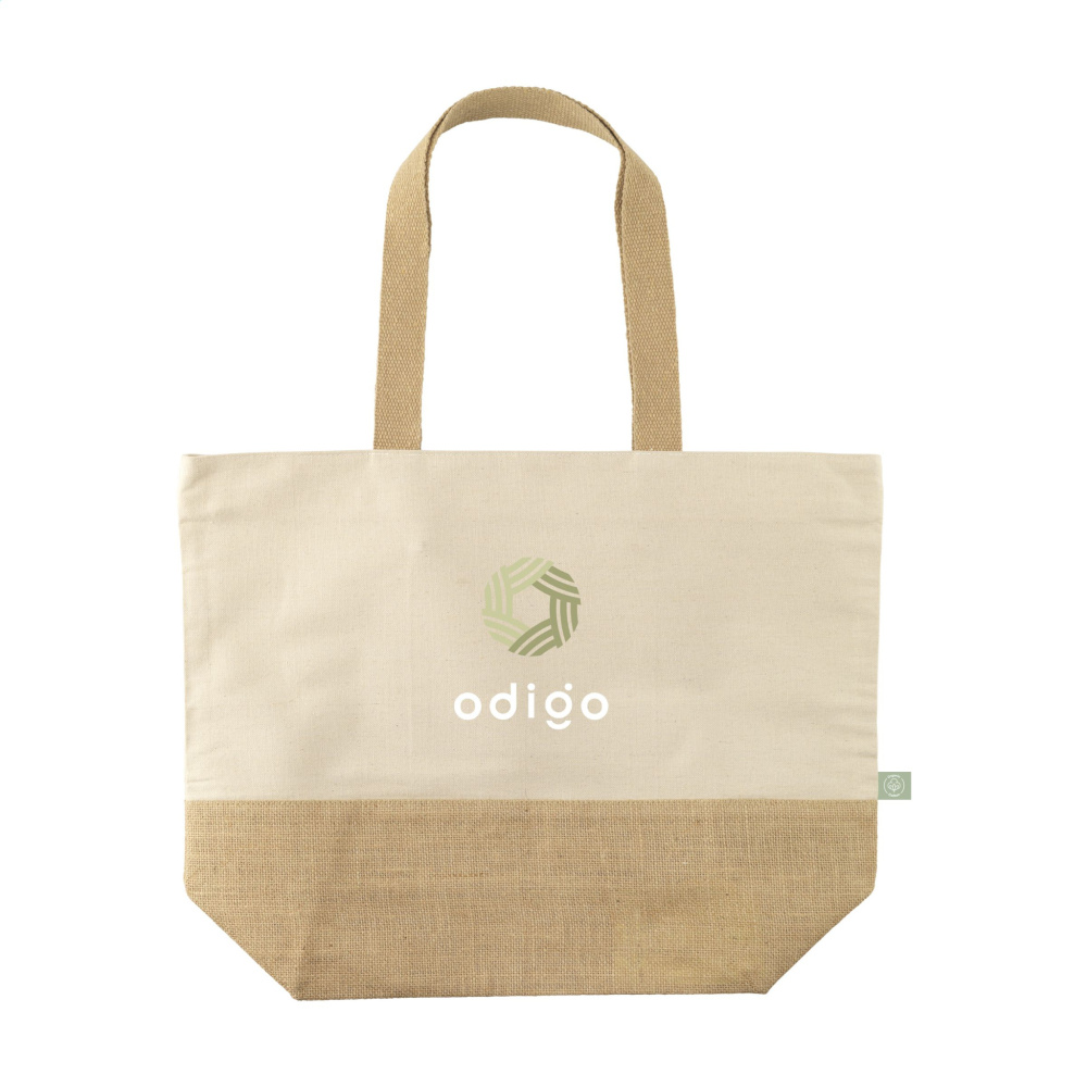 Logo trade promotional merchandise image of: Cancun Beachbag Organic Cotton (320 g/m²)