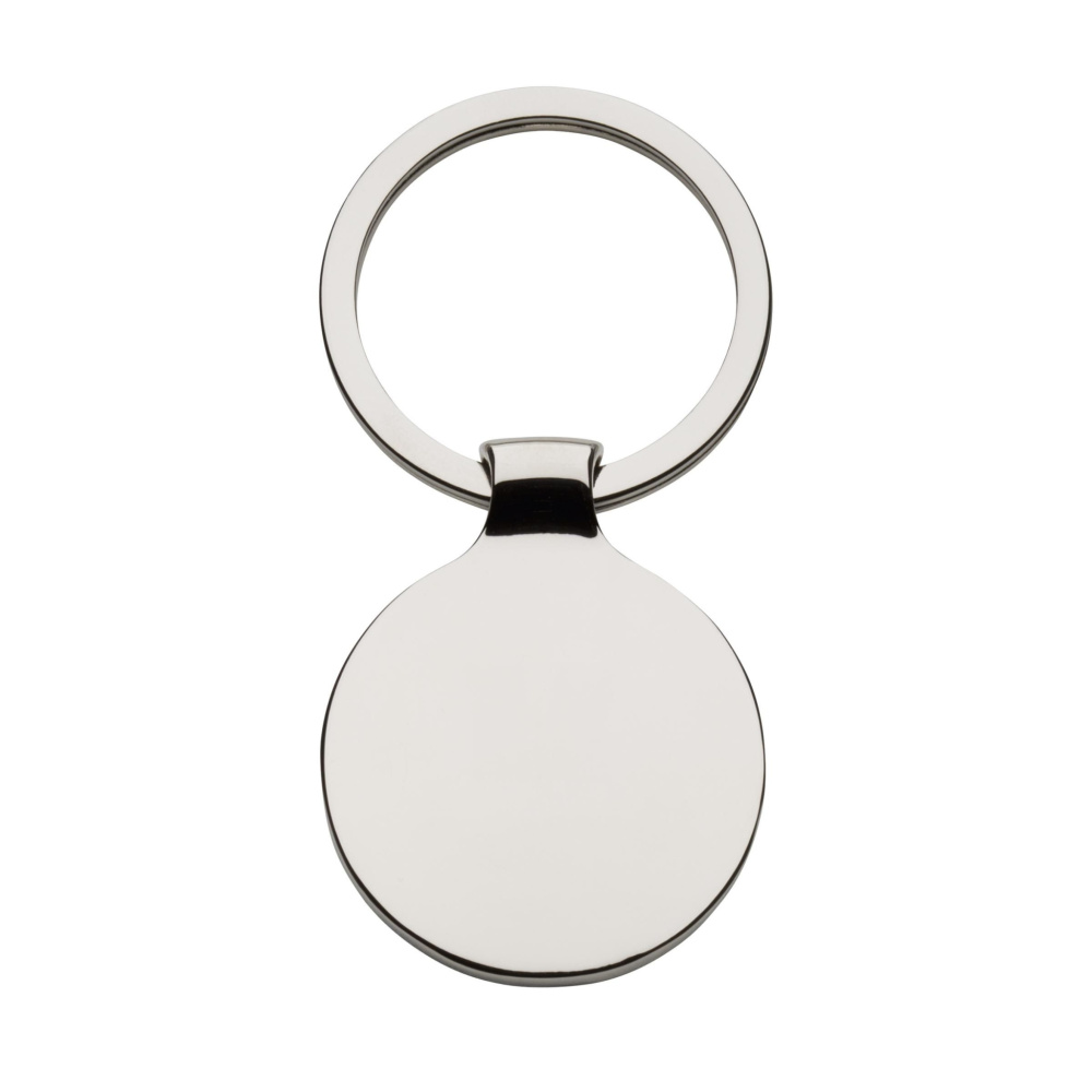 Logo trade business gift photo of: KeyTag Circle keyring