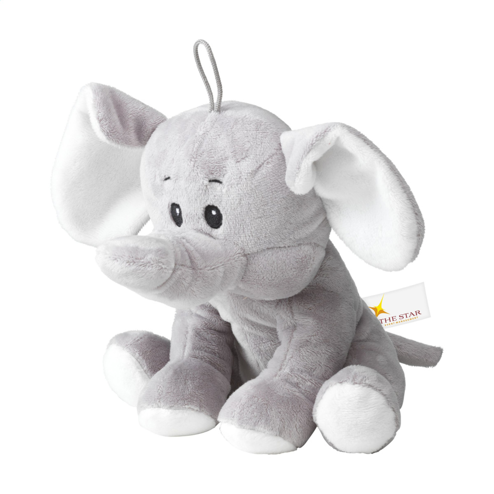 Logotrade promotional item picture of: Olly plush elephant cuddly toy