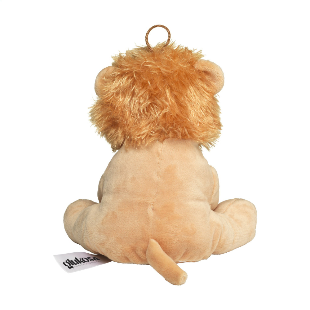 Logo trade promotional giveaway photo of: Louis plush lion cuddle toy