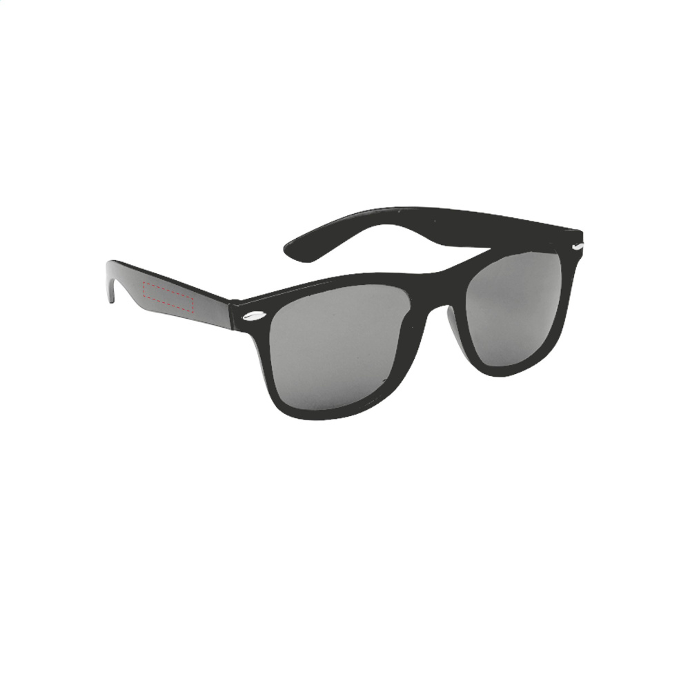 Logotrade promotional item picture of: Malibu Matt Black sunglasses