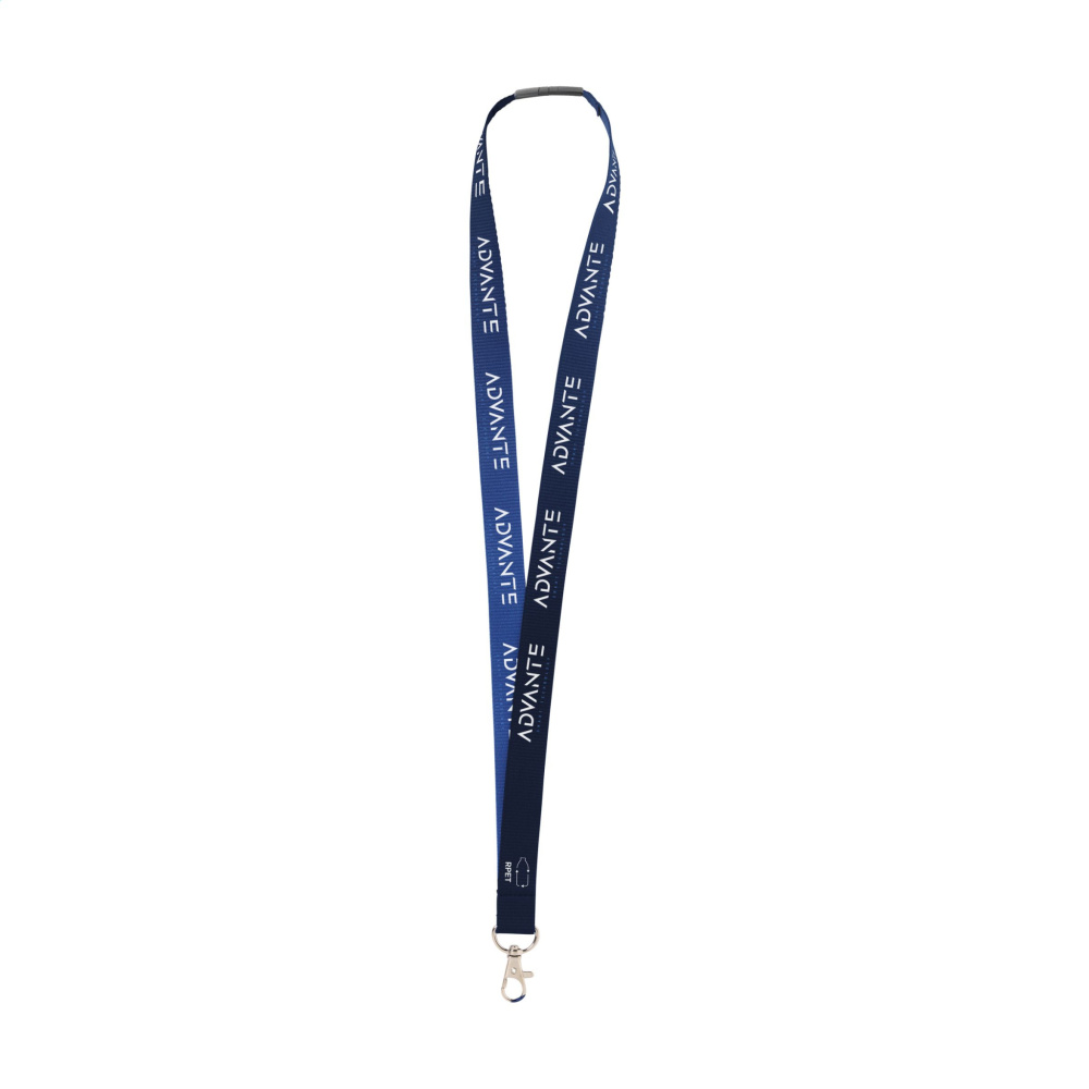 Logotrade promotional items photo of: Lanyard Sublimation Safety RPET 2 cm lanyard
