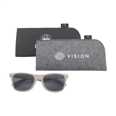 Logo trade corporate gift photo of: Feltro GRS RPET Pouch for glasses